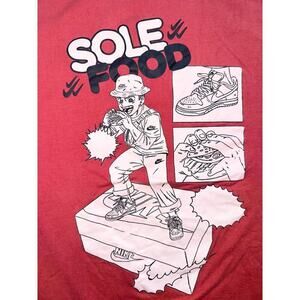 EUC Unisex Medium Nike Sole Food Graphic Print The Nike Tee SS TShirt